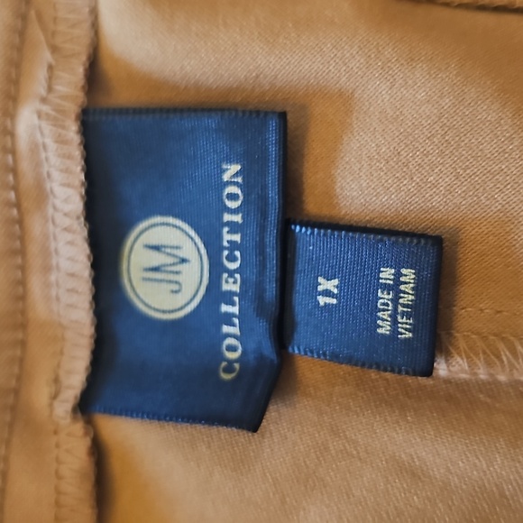 NEW JM Collection Plus Size Pull On Cambridge Pants Canyon Trail 1X - Picture 12 of 15